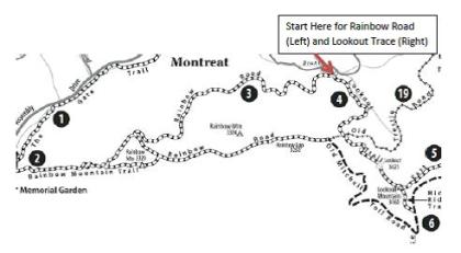 Lookout and Rainbow Road